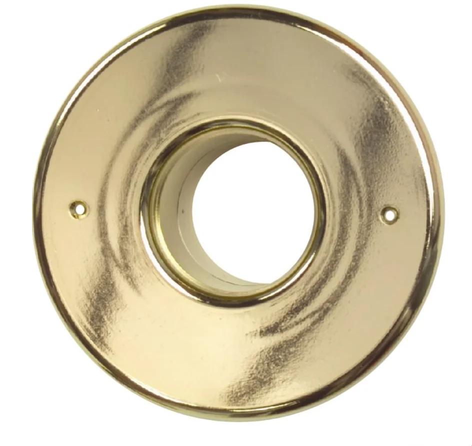 UPC-56B-BRS - 2" Supply Outlet, Round, Plastic, Brass Finish