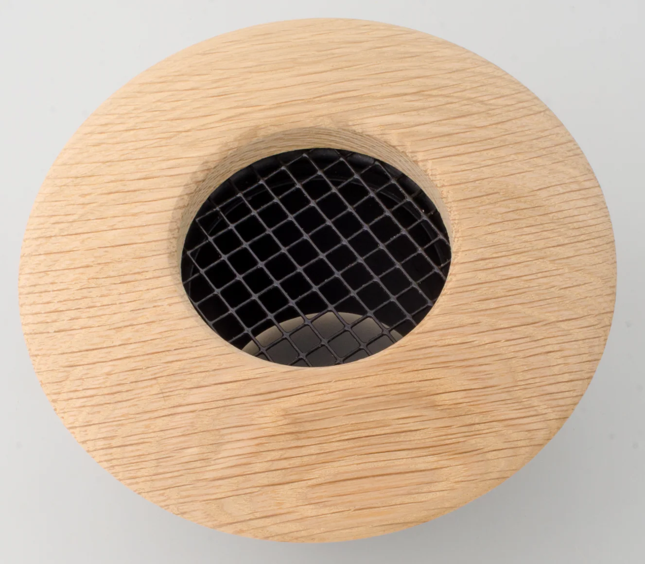 UPC-257-WO - 2.5 inch Supply Outlet, Round, Wood, White Oak