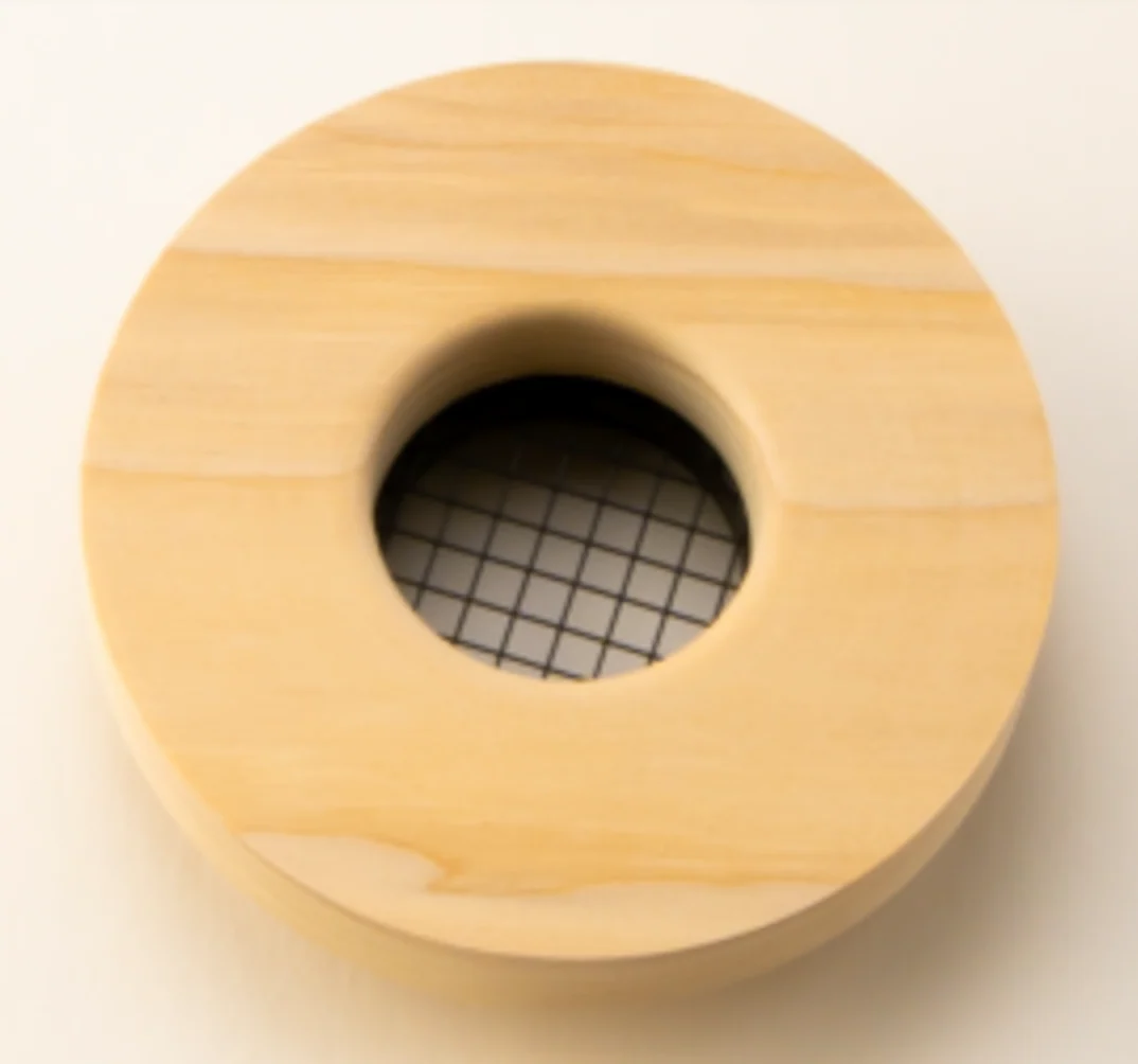 UPC-57T-PO-F-1 - 2" Wood Outlet, TFS, Flush Mount, Poplar, Face Plate Only